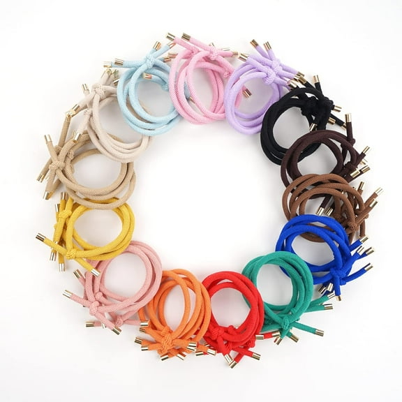 Artrylin 45Pcs Hair Tie Elastics Knotted Hair Ties Ponytail Holders for Women for Women Girls,Multicolour