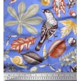 thumbnail image 1 of Soimoi Poly Georgette Fabric Bird & Leaves Print Fabric by the Yard 42 Inch Wide, 1 of 3