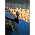 thumbnail image 2 of Crane, Rita 11x14 White Modern Wood Framed Museum Art Print Titled - Gondolas and Reflections I, 2 of 4