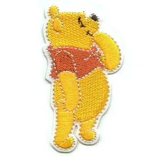 Iron on patches - WINNIE THE POOH HEART Disney - pink - 6,2x6,1cm -  Application Embroided badges