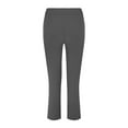 thumbnail image 6 of Gray Womens Sweatpants Women's Straight Pants Elastic Waist Casual Trousers Pants with Pockets Casual Pants Women, 6 of 6