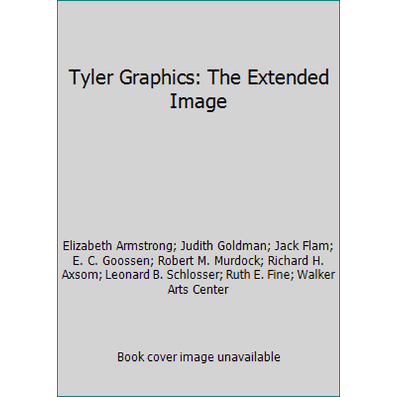 Pre-Owned Tyler Graphics: The Extended Image (Paperback) 0896597725 9780896597723