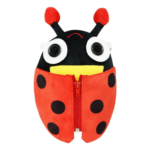 Milaget Cartoon Sensory Buckle Learning Toy Educational Busy Toy Montessori Cute for Age beetle