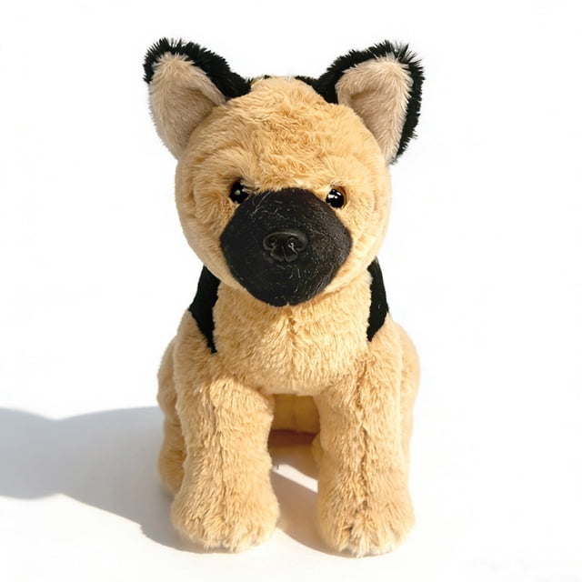 Peluche de perro realista, cachorro de peluche tumbado, súper suave, para niños y adultos, ideal como regalo de decoración del hogar.