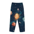 thumbnail image 3 of Lsque Solar System And Planets Print Women's Pajama Pants, Lounge Pant - Comfortable Home Wear,Elastic Waistband, Stylish Design-XX-Large, 3 of 9