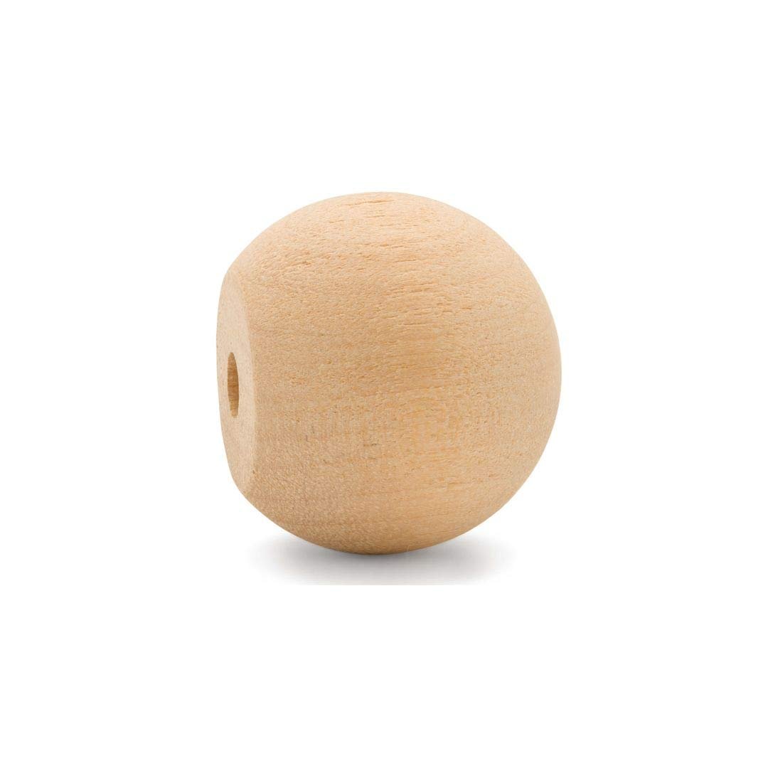 13/4” Wooden Ball Knobs for Kitchen Drawer & Dresser Pack Of