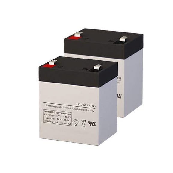 Razor E175 12 Volt 5.5 AmpH Replacement Scooter Batteries - Set of 2