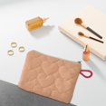 thumbnail image 4 of Organizadores de armario y almacenamiento Bolsa de punto de lana Bolsa de cosméticos con patrón de bloques de colores a rayas Bolsa de cosméticos portátil Estuche para lápices estilo Ins Bolsa de maqu, 4 of 7