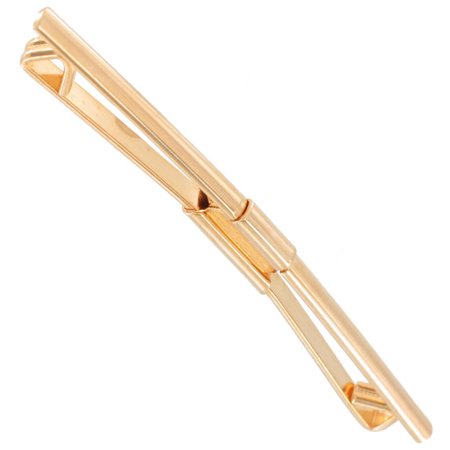 Men's Gold Tone Collar Bar Clip 2 1/8