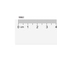 thumbnail image 4 of Uxcell 0.06" Conector de Cadena de Bola de Enlace Crimpado de Hierro Tono Plateado 100pcs, 4 of 5