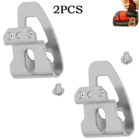 2 Pcs Waist Buckle Belt clip Hooks with Screw for Milwaukee 18V 2604-22CT 2604-20