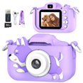 thumbnail image 1 of Cámara Infantil MgaoLo Mgaolo Perro Morado con Funda de Silicona para 3-12 años, 1 of 7
