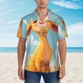 thumbnail image 2 of Fotbe Happy Goat In Meadow Camisa Hawaiana para Hombre Unisex – Camisa Casual de Verano con Botones de Manga Corta de Algodón y Lino,Large, 2 of 7