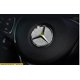 thumbnail image 4 of Mercedes-Benz Volante Logo Cap Accesorio Piezas Pegatina brillante Cubierta Decoración W205 W212 W213 C117 C E S CLA GLA GLK Class Crystal Silver 2 piezas JAMW Sencillez, 4 of 4