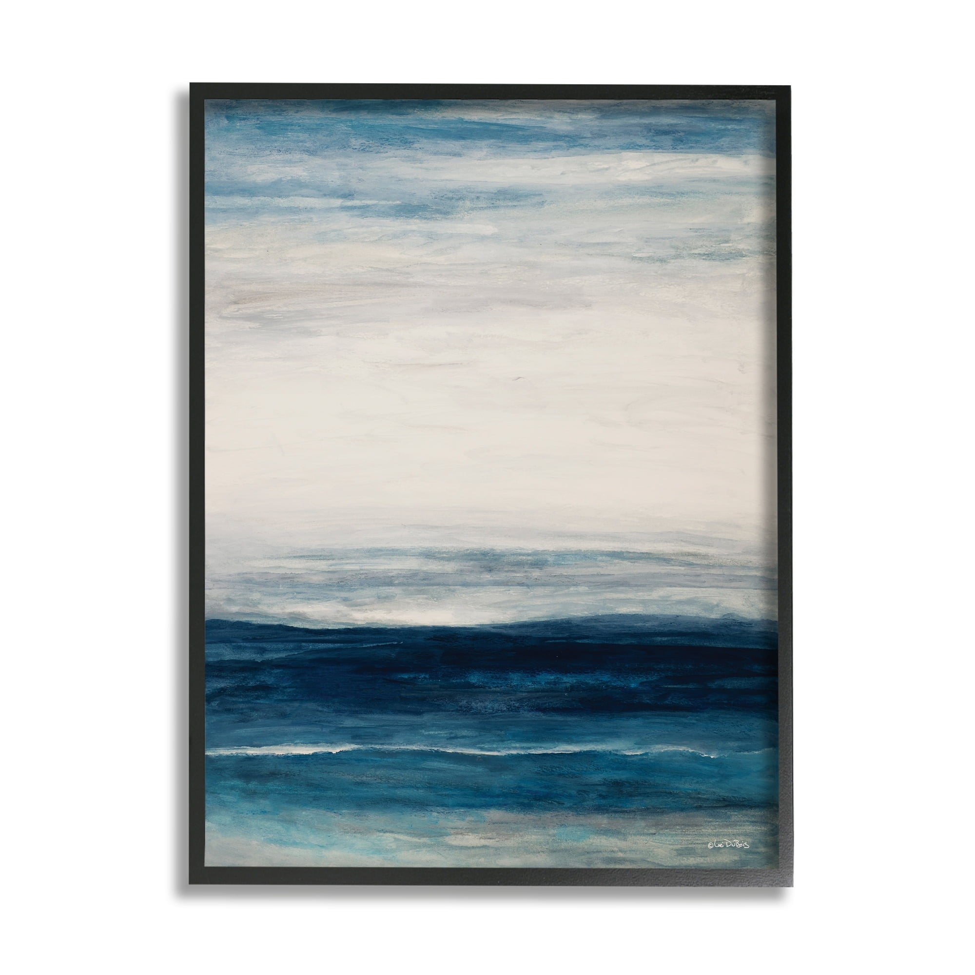 Stupell Industries Ocean Rise Sea Side Shoreline Layered Waves,24 x 30, Design by Lori Dubois