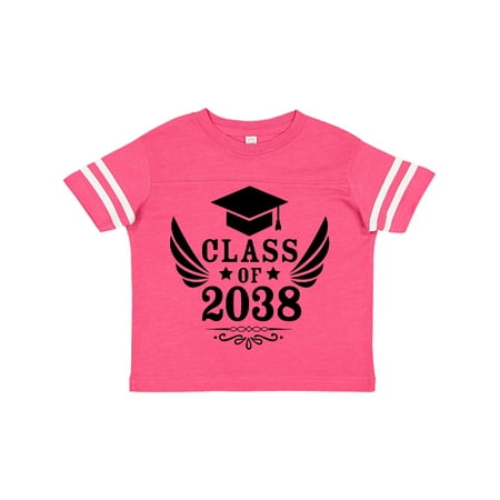 

Inktastic Class of 2038 with Graduation Cap and Wings Gift Toddler Boy or Toddler Girl T-Shirt