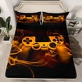 thumbnail image 2 of Castle Fairy Video Game Full Size Sheets for Teens Boys Girls,Abstract Gamer Bed Sheets, 2 of 7