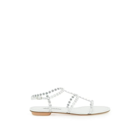 

Aquazzura Tequila Plexi Flat Sandals