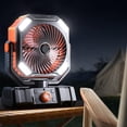 thumbnail image 6 of CEORPER Portable Camping Fan With Mist Sprays Function Portable Outdoor Tent Fan, 6 of 20