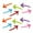 (Set of 12), Arrows, variant on Wrapables Novelty Refrigerator Magnets for Kitchen, Whiteboards, Cabinets, and Lockers (Set of 12), Mini Cactus