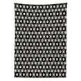 thumbnail image 3 of Ambesonne Geometric Tablecloth Rectangular Table Cover, Big Small Hexagon Forms, 60"x84", Black and Beige, 3 of 4