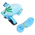 thumbnail image 5 of Conejo Pequeña Mascota Azul Fresa Correa Arnés Pecho Espalda Conjunto para Mascotas Tirando Caminando Fresa Azul L, 5 of 5