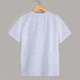 thumbnail image 4 of NOLDARES Girls/Kids/Toddlers Crew Neck Cotton T-Shirts Short Sleeve Summer Basic Tops(Grey,9-10 Years), 4 of 4