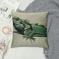 thumbnail image 2 of FUMJ  Decorative Throw Pillow Covers with Colorful Lizard Patterns - Modern Farmhouse Pillowcase with Rustic Textured Cushion Cover for Sofa Couch Bed, 2 of 5