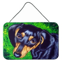 Carolines Treasures AMB1173DS812 Tootsie Dachshund Wall or Door Hanging Prints 8x12 multicolor