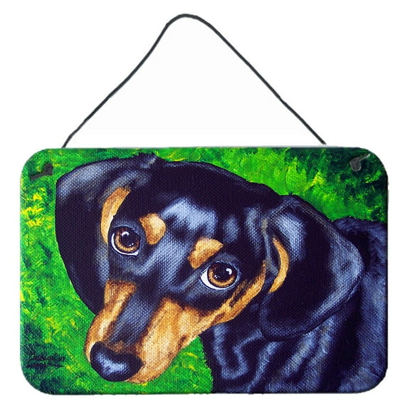 Carolines Treasures AMB1173DS812 Tootsie Dachshund Wall or Door Hanging Prints 8x12 multicolor