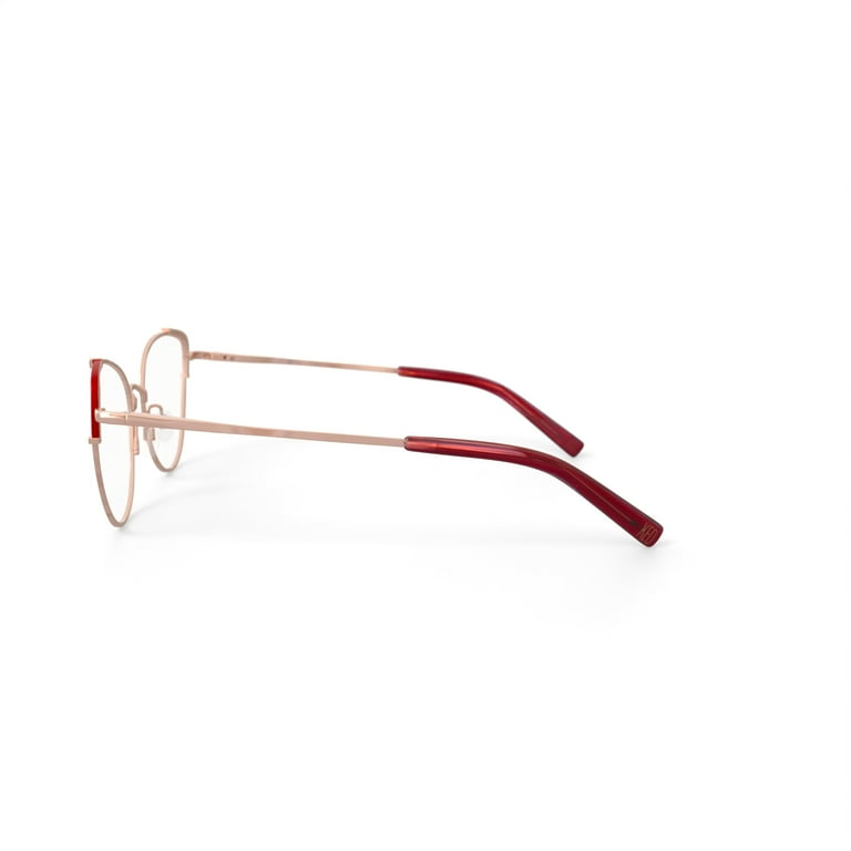 Keo Women's Kezia Cat Eye Prescription Eyeglasses with Case, Gold