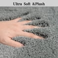 thumbnail image 2 of Homieway Bathroom Rug Soft Microfiber Bath Rug, Ultra Absorbent Bath Mats with Non Slip Backing, Machine Washable Plush Bathroom Floor Mat for Shower, Tub, and Home Decor, Gray, 16"×24", 2 of 7