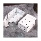 thumbnail image 5 of Soporte de montaje de caja, 1 Juego para persianas de ventana de Color blanco, soporte de barandilla, 5 of 5