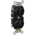 thumbnail image 1 of Enchufe eléctrico Leviton BR15-E 15A 125V Dúplex estrecho negro, 1 of 1