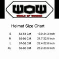thumbnail image 4 of WOW Motorcycle Adult Full Face Helmet HJMCLS Glossy White, 4 of 4