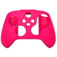 thumbnail image 5 of PlayVital 3D Studded Edition Anti-Slip Silicone Cover Skin for Xbox Series X/S, Soft Rubber Case Protector for Xbox Core Wireless Controller with 6 Black Thumb Grip Caps - Bright Pink, 5 of 9