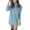 Light Blue, variant on Ediodpoh Women Double Lapel Hollow Out Pullover Dress Sweater Dress with Elegant Design for Fall and Winter Black S
