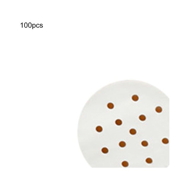 Flmtop 100Pcs/Set Steamer Paper More Thicken Non-stick Paper Practical Food-grade Steamer Paper Pad for Home