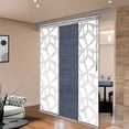 thumbnail image 2 of Domovina 3 Panel Track Vertical Blinds, Adjustable 36-66"W x 116"H - Splinter/Anan, 2 of 7