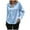 Light blue 03, variant on Maplenight Women's Long Sleeve Button Down Shirts Lapel Casual Dressy Tops Fashion Relaxed Fit Clothes for Ladies