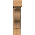 thumbnail image 2 of Ekena Millwork 7 1/2"W x 32"D x 32"H Funston Block Smooth Bracket w/ Offset Brace, Western Red Cedar, 2 of 25