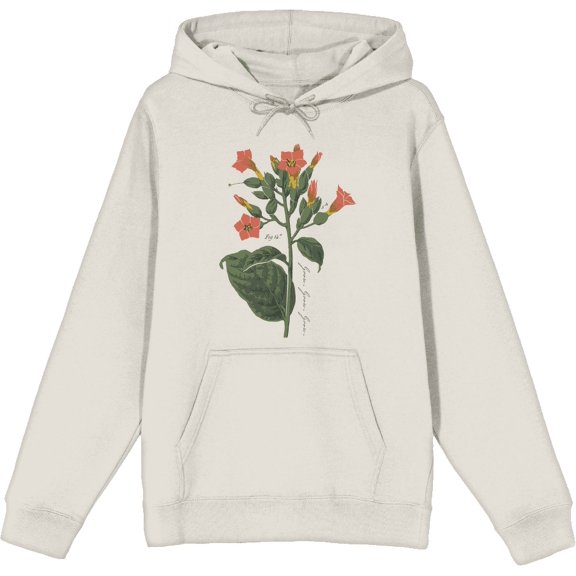Grow Positive Cigar Plant Sand Adult Long Sleeve Hoodie-Medium