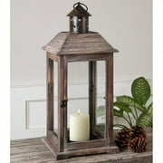 Uttermost Denley Weathered Wood Candleholder