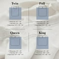 thumbnail image 6 of Simple&Opulence 100% French Linen Sheet Set Breathable Durable for Hot Sleepers Bedding 4 Pcs Set-1 Flat Sheet,1 Fitted Sheet,2 Pillowcases with Hemstitch Lace Embroidery Design (Linen, King), 6 of 8