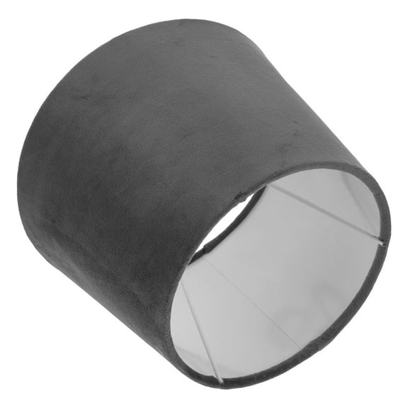 AURARMLET Dark Grey Fabric Lampshade for Table Lamp, Simple Design, Easy Installation, and Stylish Home Lighting Accessory