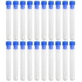 thumbnail image 1 of Blue Plastic Test Tubes with Screw Cap for Storage 100*12mm NonGraduated Disposable, 1 of 7