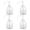 thumbnail image 1 of 4pcs Empty Hand Sanitizer Bottles Refillable Plastic Container Transparent Gel Bottle for Home Office, 1 of 5