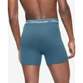 thumbnail image 3 of Calvin Klein Men's Underwear Cotton Classics 3-Pack Boxer Brief, Black Bodies W/Tapestry Teal, Dove, Grey Heather WBS, L, 3 of 5