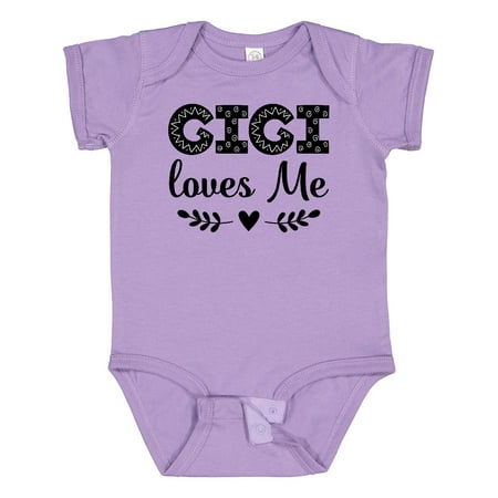 

Inktastic Gigi Loves Me Baby Girl Clothes Gift Baby Girl Bodysuit