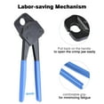 thumbnail image 4 of Yescom 3/4" PEX Crimper Copper Ring Plumping Crimps Crimping Tool with Go/no Go Gauge, 4 of 9